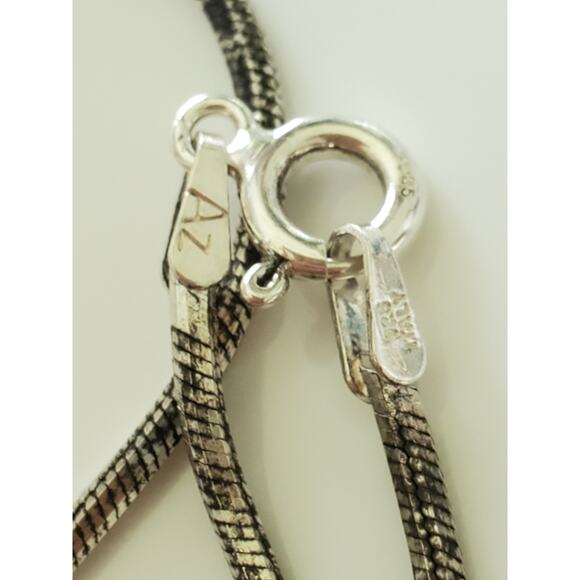 Vintage Dolphin Sterling Silver Necklace - Picture 3 of 5